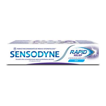 Pasta de dinti Rapid Relief Sensodyne, 75 ml, Gsk