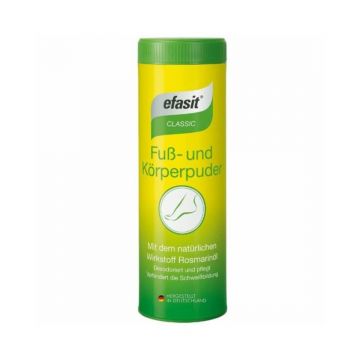 Pudra deo activa pentru picioare si corp, 75g, Efasit