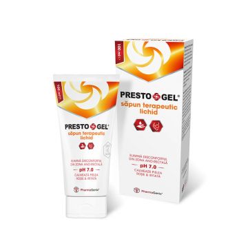 Sapun terapeutic lichid PrestoGel®, 100 ml, PharmaGenix®