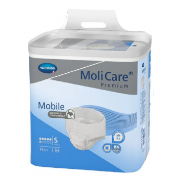 Slip pentru incontinenta urinara S Molicare Mobile, 14 bucati, Hartmann