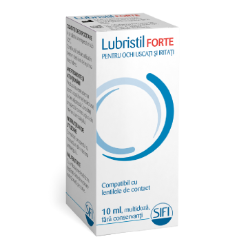 Solutie oftalmica Lubristil Forte, 10 ml, Sifi