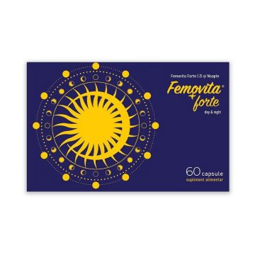 Femovita Forte Day & Night, 60 capsule, menopauza