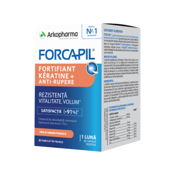 Forcapil Fortifiant Keratine +, 60 capsule