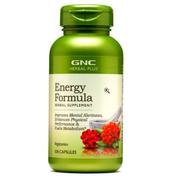 GNC Energy Formula, cu Ginseng, 100 capsule