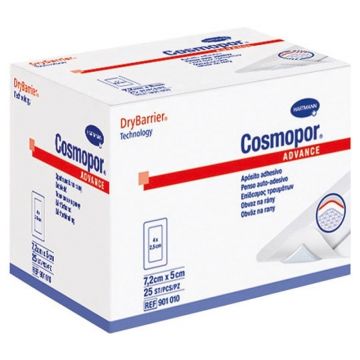 HartMann Cosmopor advance plasturi 25 x 10 cm x 10buc