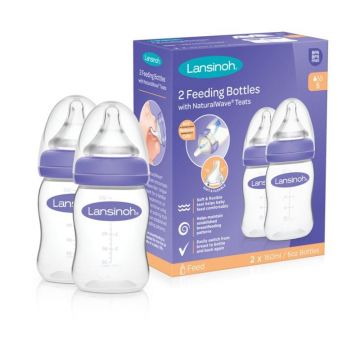 Lansinoh Pachet biberon 2*160ml