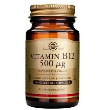 Solgar Vitamin B-12 500mg, 50 capsule
