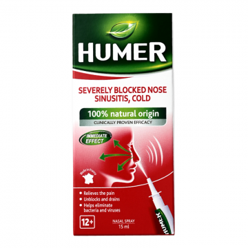 Spray nazal sinuzita, 15 ml, Humer