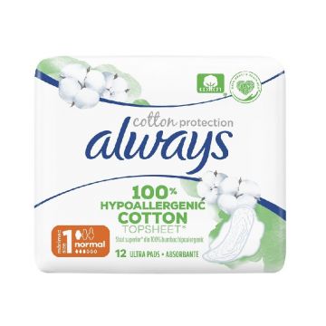 ALWAYS Naturals Single, 12 bucati