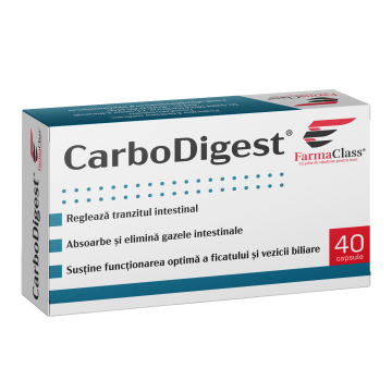 Carbodigest, 40 capsule, probleme digestive