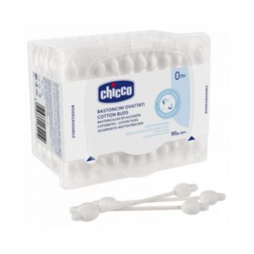 CHICCO Betisoare vata cu protectie, 90 bucati, 0luni+ 10441-7