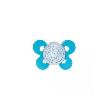 Chicco Physio Comfort Suzeta silicon, forma anatomica, 16-36 luni, bleu, 1 bucata
