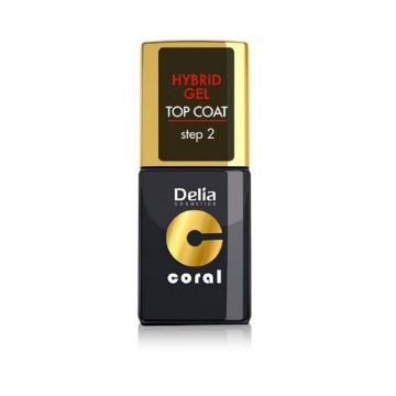 DELIA hybrid gel top coat, 11 ml