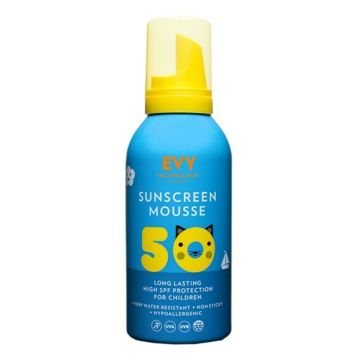 EVY TECHNOLOGY Spuma de fata si corp SPF 50 Copii, 150 ml