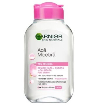 Garnier Apa micelara pentru ten sensibil Skin Naturals, 100 ml