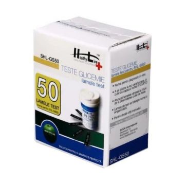 Healthyline Teste Glicemie, SHL-GS50, 50 Bucati