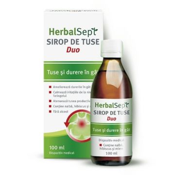 HerbalSept DUO sirop, 100 ml