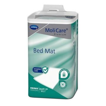 MoliCare Aleze Premium Bed Mat 5 picaturi 40x60cm, 30 bucati