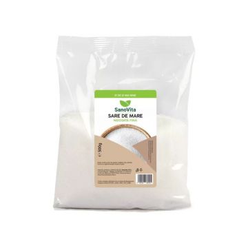 Sanovita Sare de mare fina neiodata, 500 g