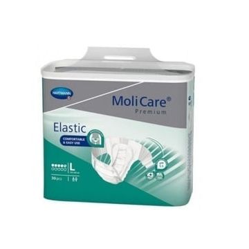 Scutece MoliCare Premium elastic 5 picaturi L x 30 buc