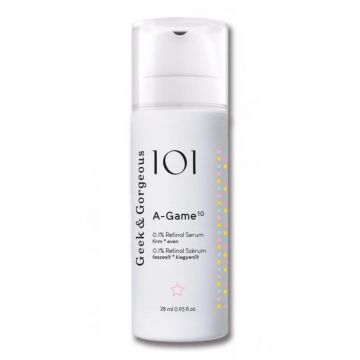 Ser anti-imbatranire cu retinol 0,1% A-Game10, 30 ml, Geek & Gorgeous