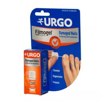 Solutie pentru unghii deteriorate Filmogel, 3.3 ml, Urgo