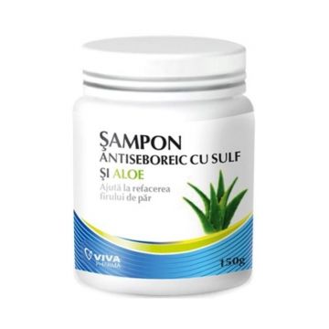 Viva Pharma Sampon antiseboreic sulf si aloe, 150 g
