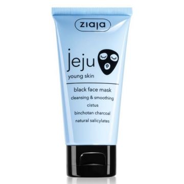 Ziaja Jeju Blue, Masca pentru fata cu carbune, 50 ml