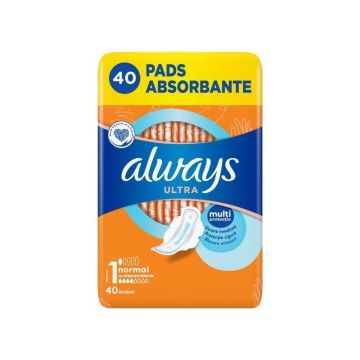 Always Ultra Quattro marimea1, 40 bucati