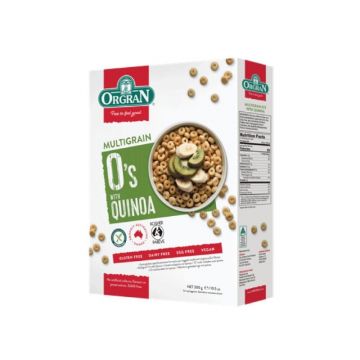 Cercuri multicereale pentru mic dejun cu quinoa, 300g, ORGRAN