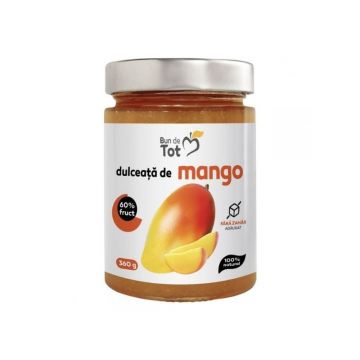 DACIA PLANT Dulceata Mango fara zahar, 360g