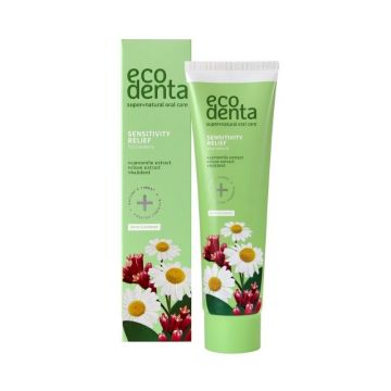 Ecodenta Pasta de dinti cu extract de galbenele pentru dinti sensibili, 100ml