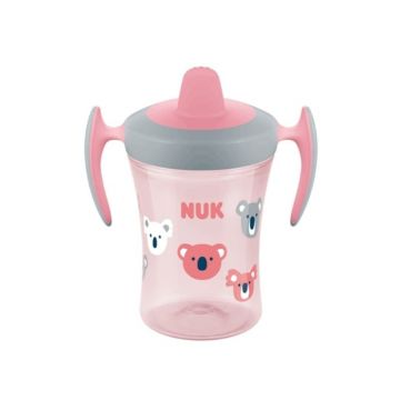 NUK Evolution Cana Trainer, roz, 6 luni+, 230ml