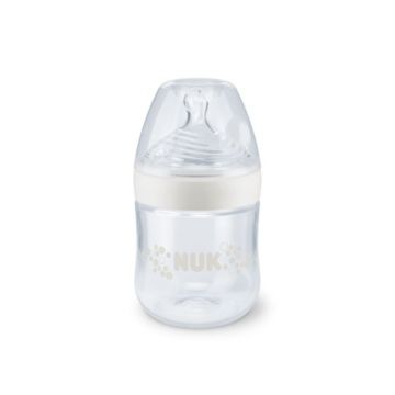 NUK Nature Sense Biberon din sticla, Alb, 120ml