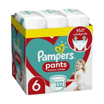 Pampers Pants Scutece chilotel Marimea 6 Extra Large, 15kg+, 132 bucati