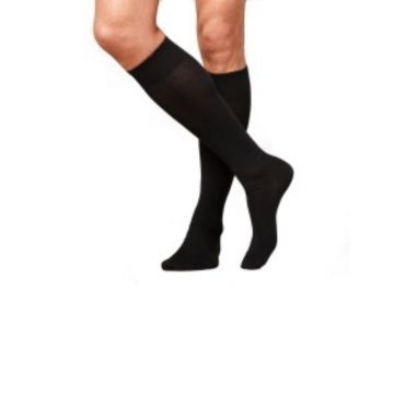 Ciorapi compresivi AD pana la genunchi pentru barbati, negru, marimea 3, 1 pereche, Rayat