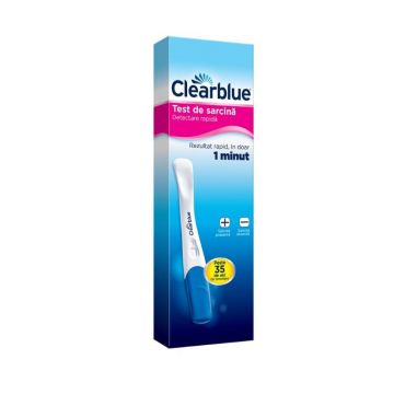 Clearblue Test de sarcina cu detectare rapida, 1 bucata