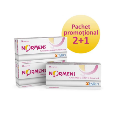Pachet NorMens (2 + 1), 30 comprimate, Hyllan Pharma