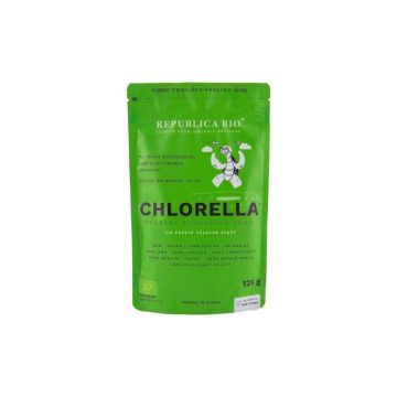 Republica BIO Chlorella, pulbere ecologica pura, 125g