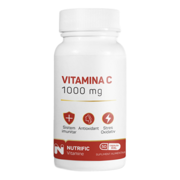 Vitamina C 1000mg, 50 capsule, Nutrific