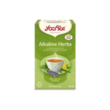 Yogi Tea Ceai din plante Alcaline, 17 plicuri