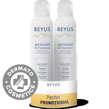 Apa termala din Transilvania spray, 2x250ml, Beyus