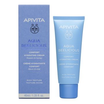 Apivita Aq꯮licious Crema de zi cu textura densa, 40ml