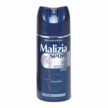 Deodorant unisex Sport No Alcool, 150ml, Malizia
