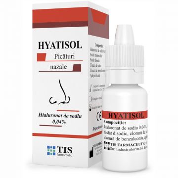 Hyatisol picaturi nazale, 10 ml, Tis Farmaceutic