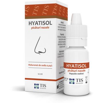 Hyatisol picaturi nazale, 10ml, Tis Farmaceutic