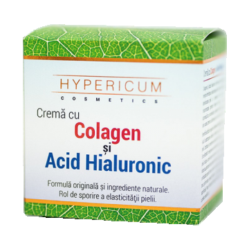 Hypericum Crema cu colagen si acid hialuronic - 40 grame