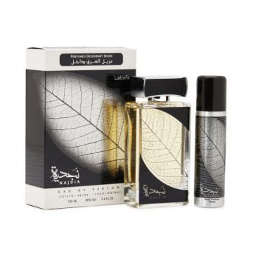 Lattafa Perfumes Najdia Apa de Parfum 100ml + Deodorant Spray 50ml (Continut set: 100 ml Apa de Parfum +50 ml Deodorant)