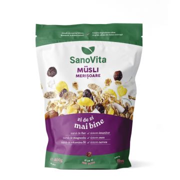 Musli cu merisor, 400g, SanoVita