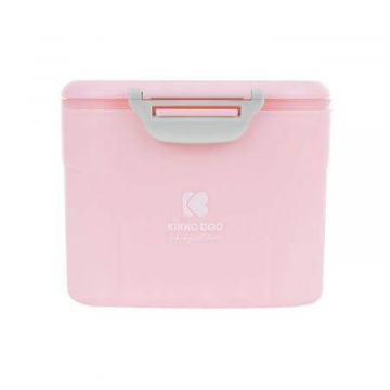 Recipient pentru stocarea laptelui praf, Pink, 160 g, Kikka Boo